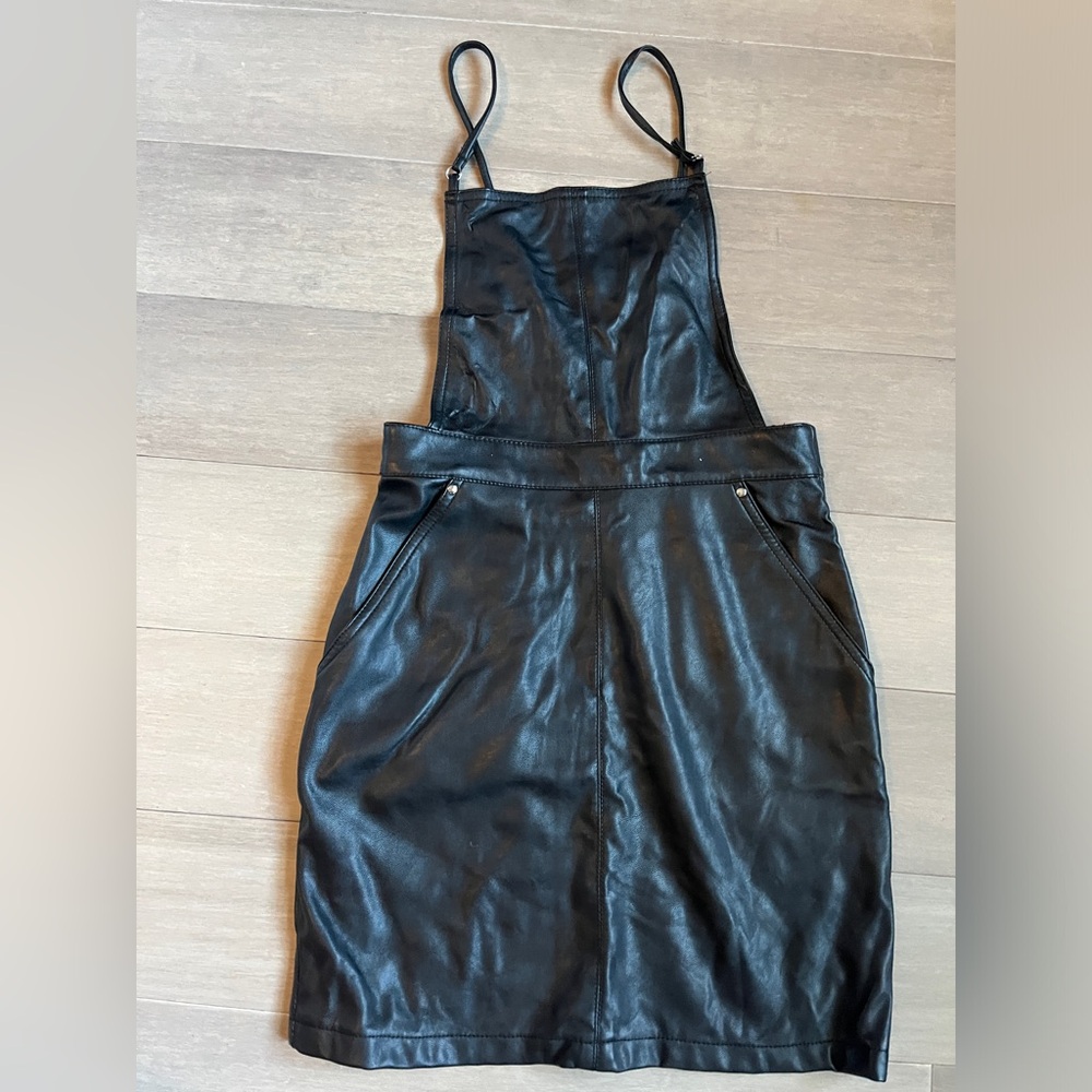 DIVIDED by H&M Black Faux Leather Jumper